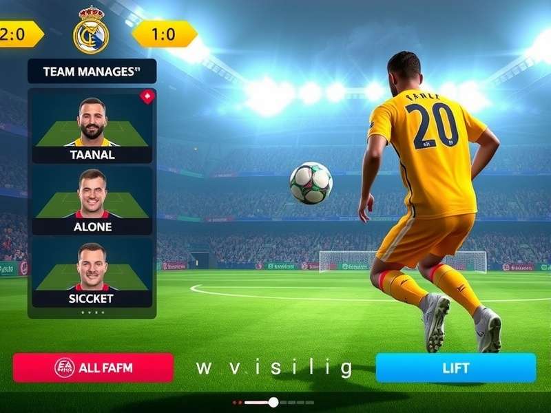 FIFA Mobile Kingpin team management interface